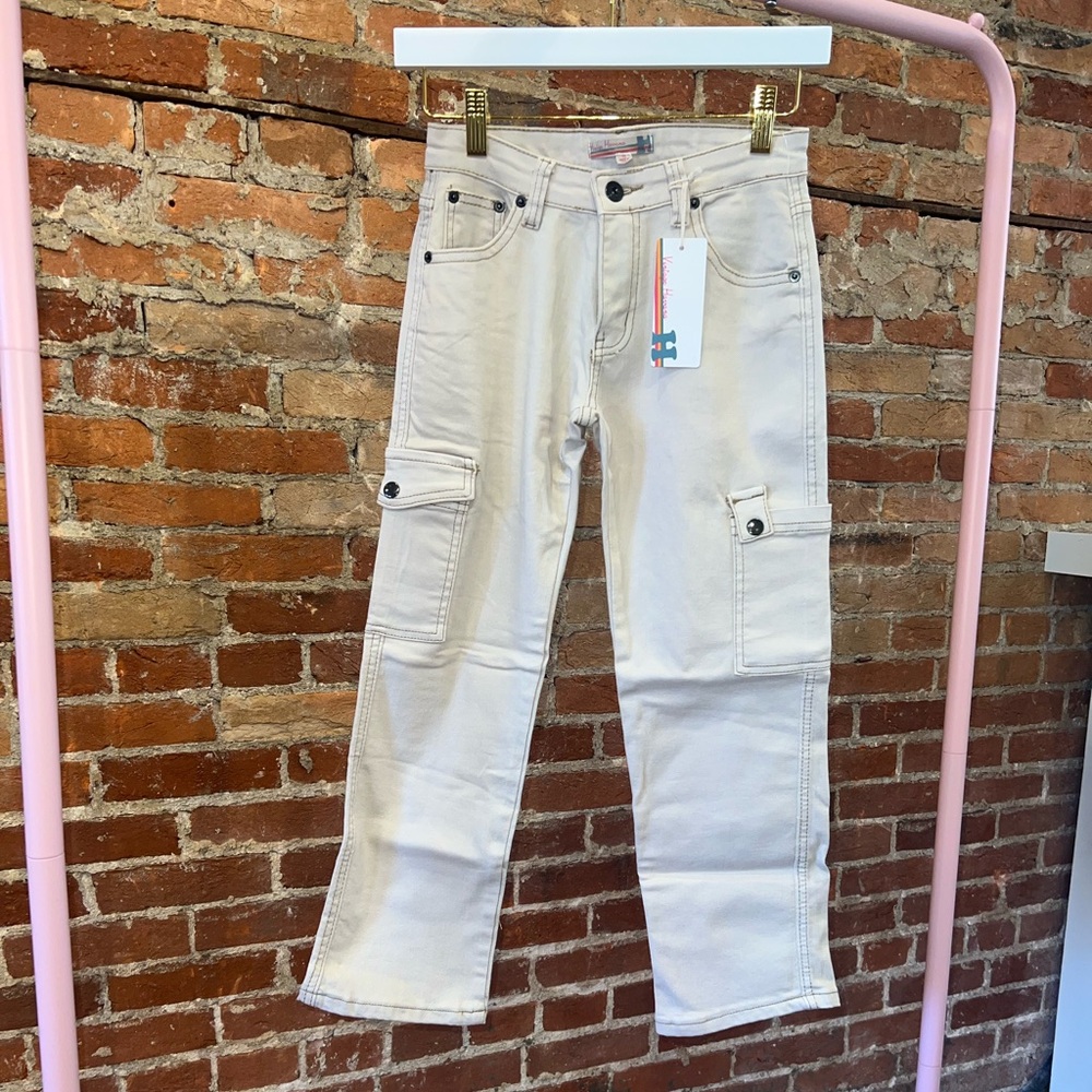 Girls Vintage Havana Cargo Jeans